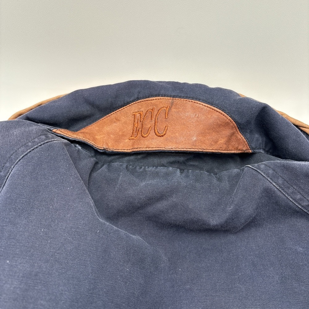 Environmental Concept Clothing Mens Coat Size Large‎ Hidden Hoodie Blue Zip Up - Picture 14 of 15